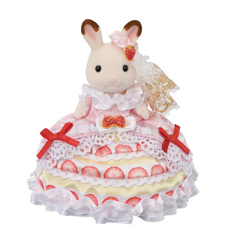 Coffret anniversaire - Freya en robe d'anniversaire de Sylvanian Family
