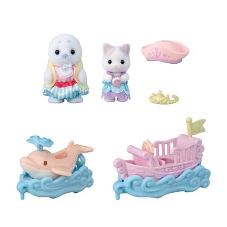 Le petit train de la mer de Sylvanian Family - 2