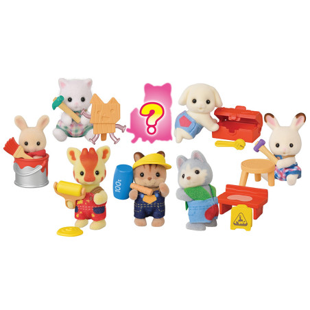Les bébés bâtisseurs (sachet surprise série 14) de Sylvanian Family
