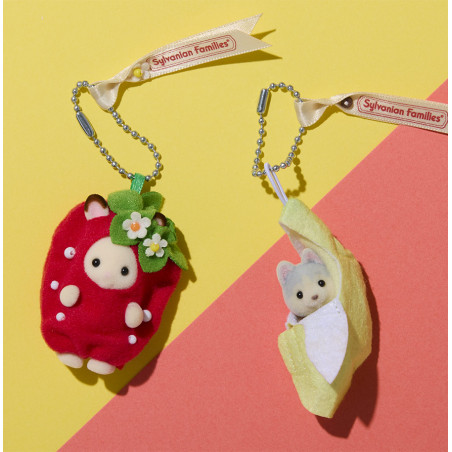 Le porte-clés Fraise des bois de Sylvanian Family - 5