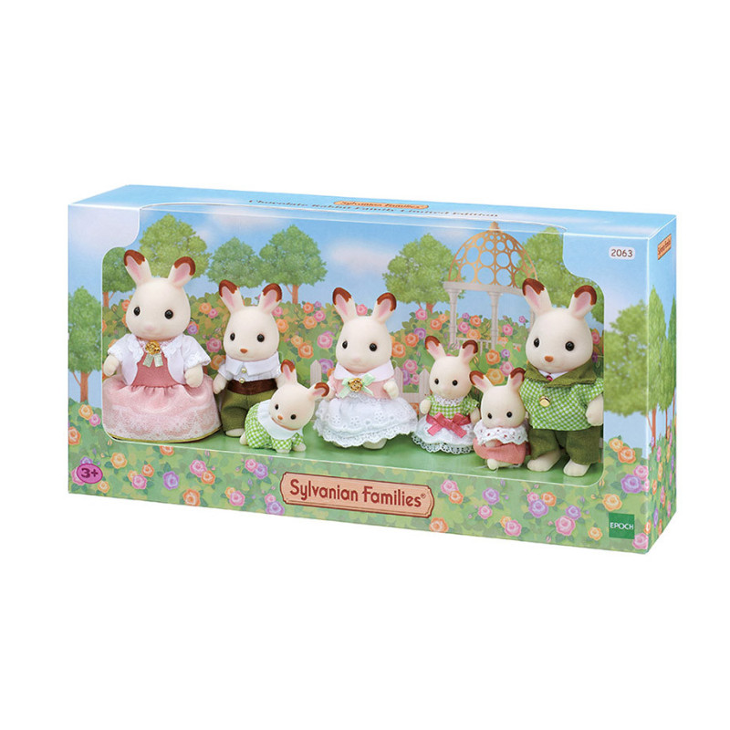 Sylvanian Families® Figurine famille lapin chocolat nouveau 5655
