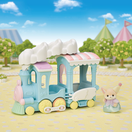 Petit train  vapeur et bb Fennec - Voiture et figurine Sylvanian  Families - Achat en ligne