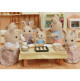 La famille Lapin Crème de Sylvanian Family - 2