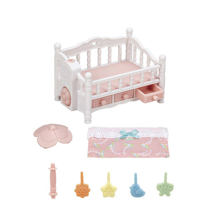 Le lit de bébé et mobile de Sylvanian Family - 2
