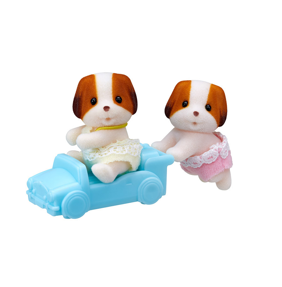 Figurine pour enfant Sylvanian Families 5428 Sylvanian Les jumeaux chien  chiffon