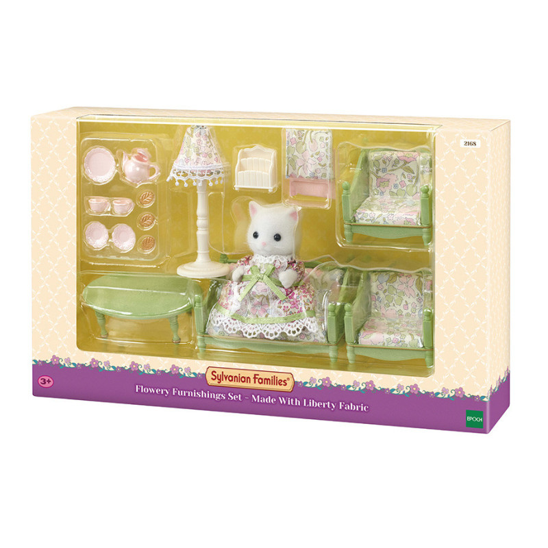 La salle de séjour et figurine Edition Liberty - Mobilier Sylvanian  Families Exclusif - Achat en ligne