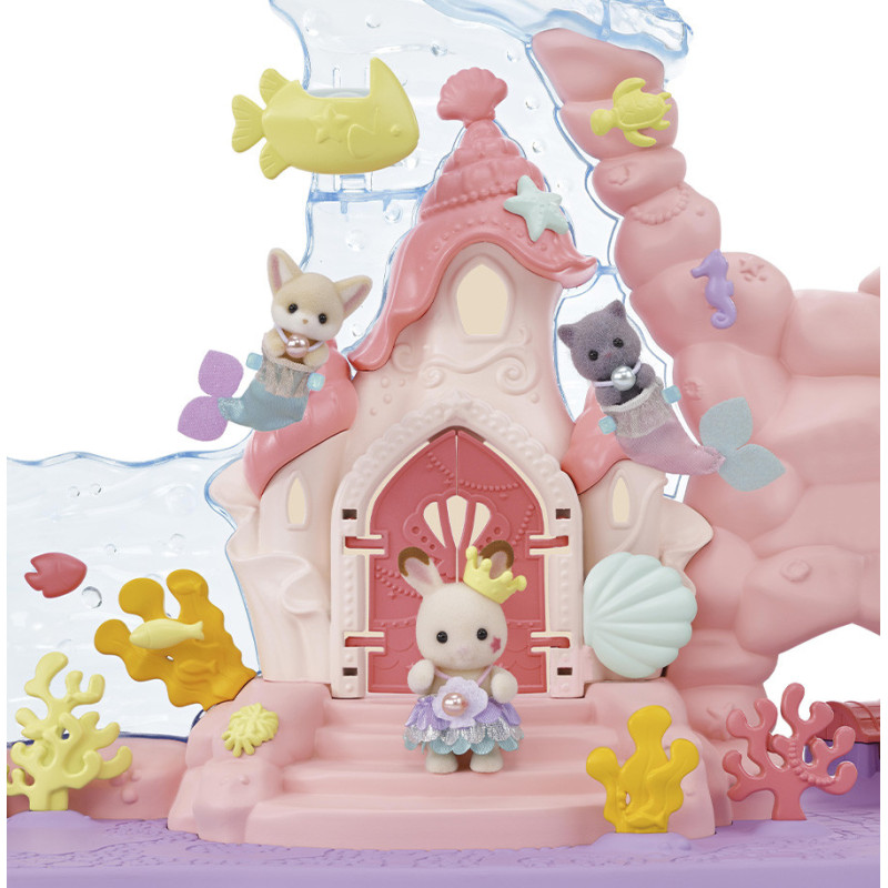 Le Château Des Sirènes - Figurines - Sylvanian Families - Fox & Cie