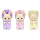 Les triplés Lapin Crème et accessoires de bain - Sylvanian Families 4