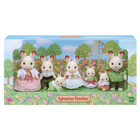 La famille Lapin Chocolat - ÉDITION PRESTIGE de Sylvanian Family - 2