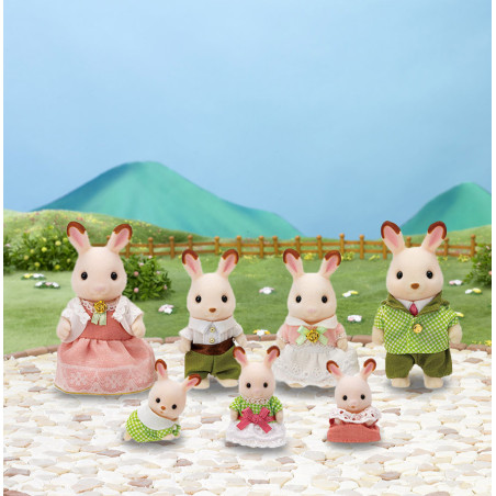 La famille Lapin Chocolat - ÉDITION PRESTIGE de Sylvanian Family - 4