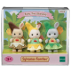 Le trio des bébés en costumes de bananes de Sylvanian Family - 1