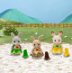 Le trio des bébés en costumes de bananes de Sylvanian Family - 4