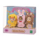 Le trio des bébés en costumes de mascottes - Sylvanian Families 1