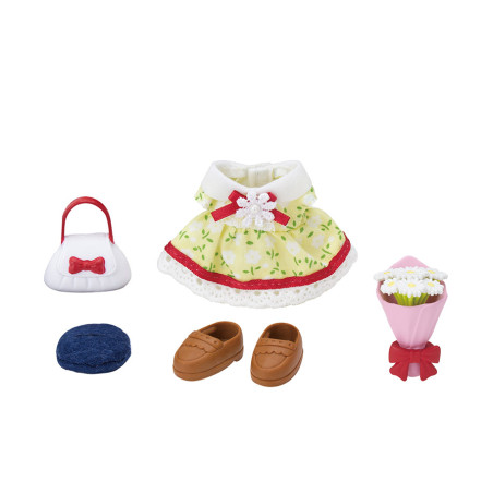 Le coffret tenue jaune de Sylvanian Family