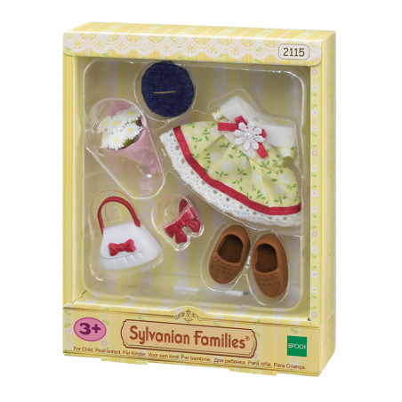 Le coffret tenue jaune de Sylvanian Family - 1