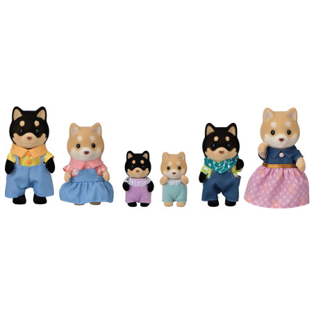 La famille Shiba de Sylvanian Family