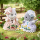 Les jumelles Chat Persan en tenues brodées de Sylvanian Family - 4