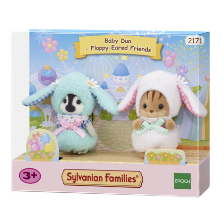 Le duo costumé - lapins bélier de Sylvanian Family - 2