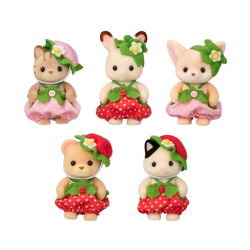 Les bébés fraises des bois