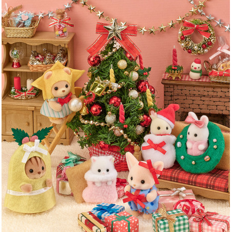 Les bébés en costumes de Noël de Sylvanian Family - 11