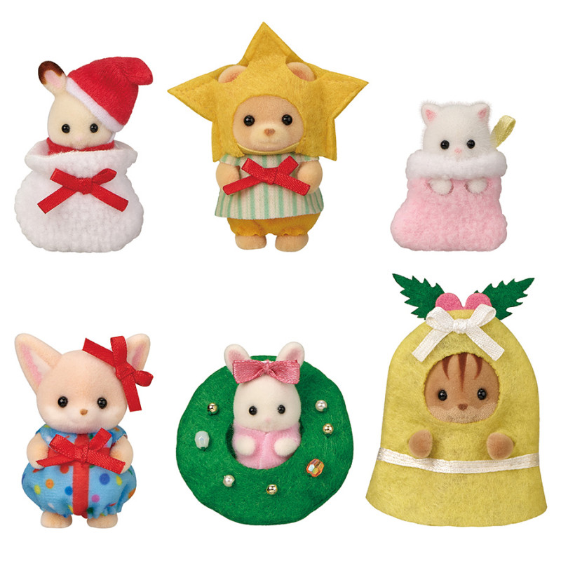 Les bébés en costumes de Noël