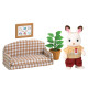 Le papa Lapin Chocolat et le salon de Sylvanian Family