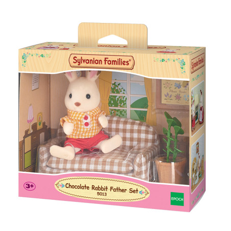 Le papa Lapin Chocolat et le salon de Sylvanian Family - 1