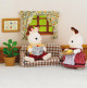 Le papa Lapin Chocolat et le salon de Sylvanian Family - 2