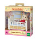 Le bébé Lapin Chocolat et le lit de Sylvanian Family - 1