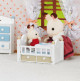 Le bébé Lapin Chocolat et le lit de Sylvanian Family - 2