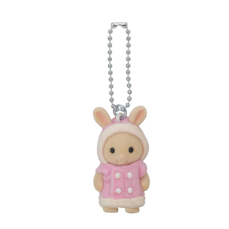 Le porte-clés bébé Lapin Crème - Rose