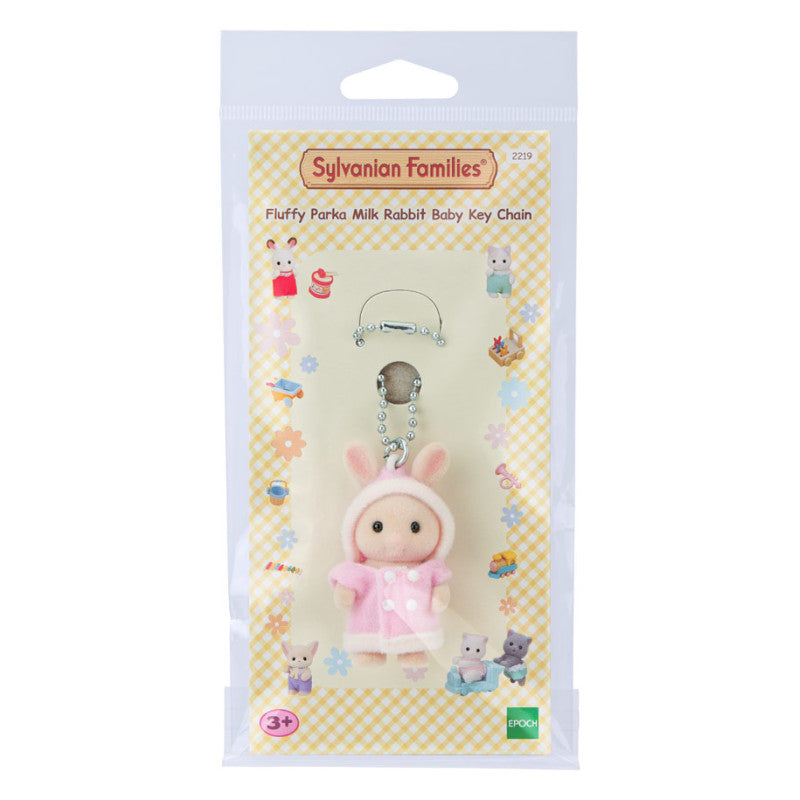 Le porte-clés bébé Lapin Crème - Rose