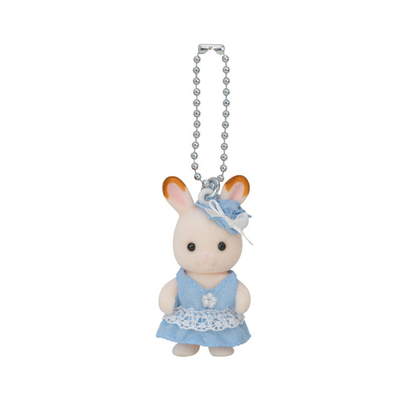 Le porte-clés bébé Lapin Chocolat - Bleu