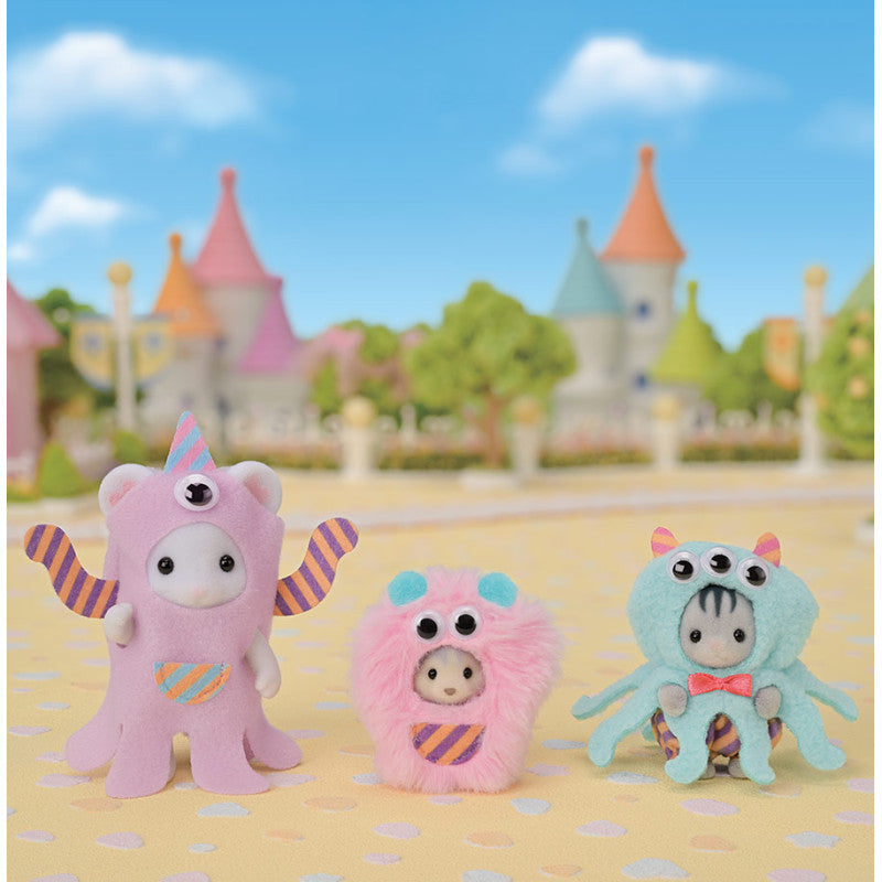 Le trio des monstres rigolos