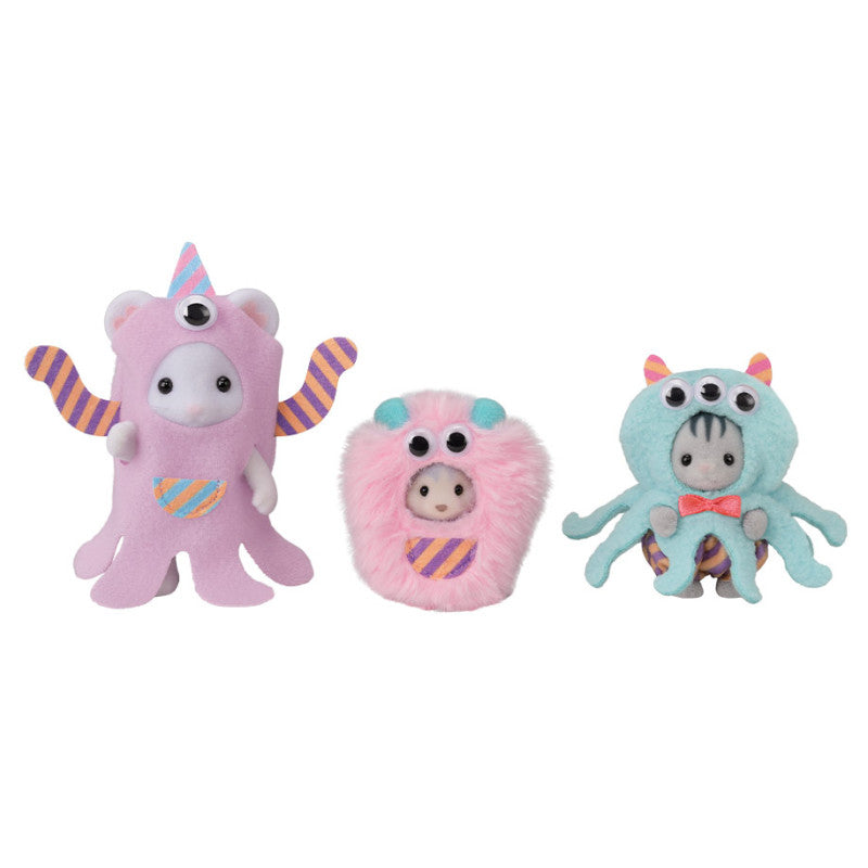 Le trio des monstres rigolos