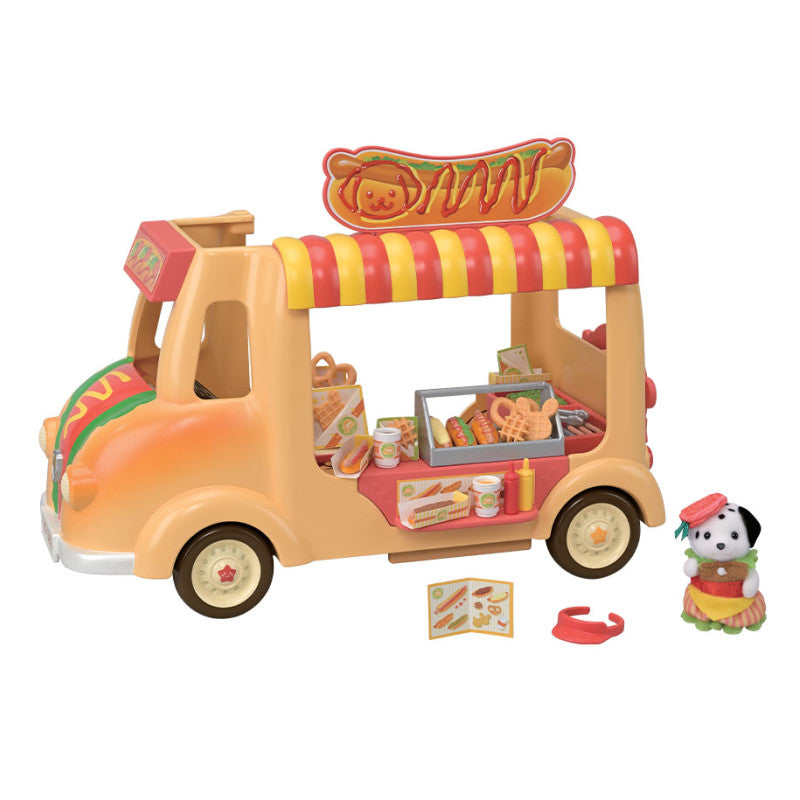 Le camion à hot-dog et le bébé Dalmatien