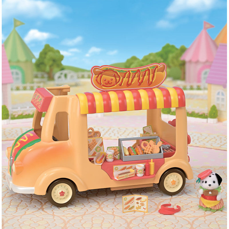 Le camion à hot-dog et le bébé Dalmatien