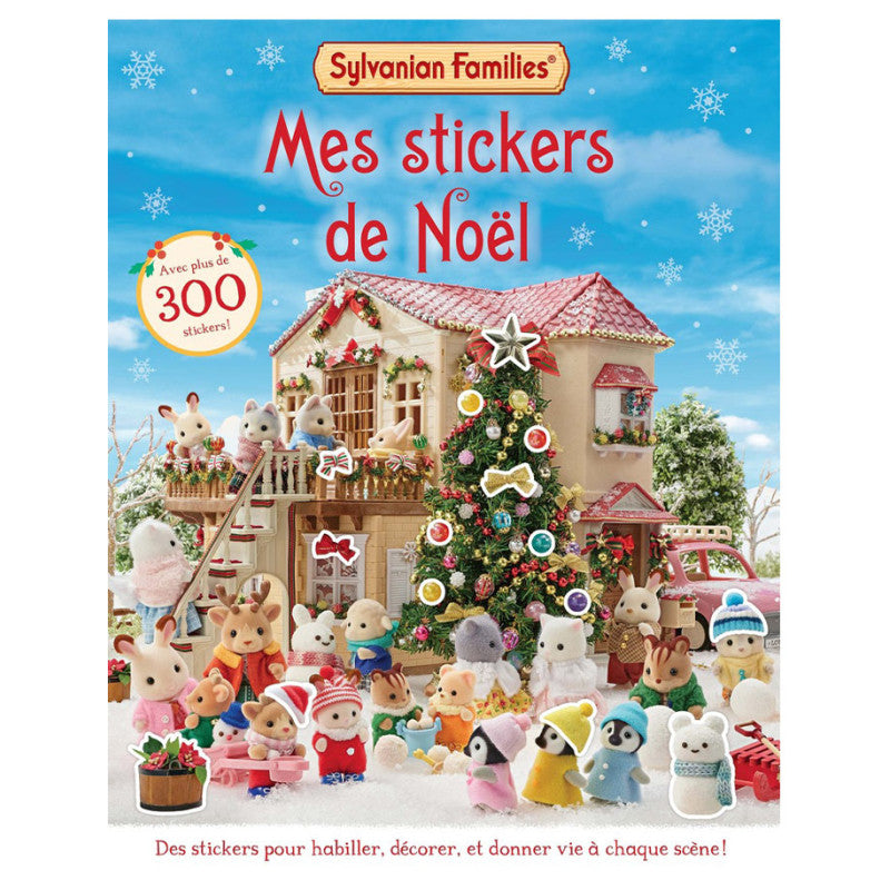 Mes stickers de Noël - Cahier de scènes de Noël à décorer