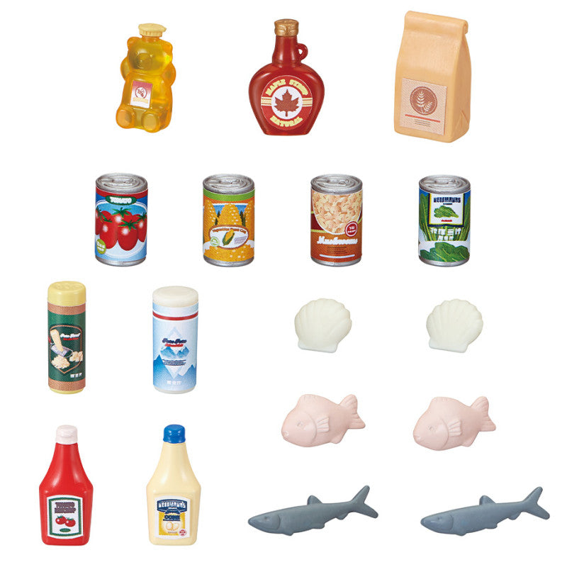 Le set de nourriture - Sauces et fruits de mer