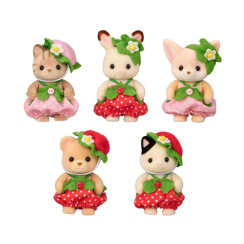 Les bébés fraises des bois