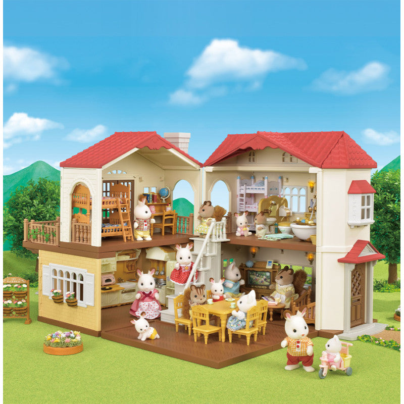 La grande maison éclairée