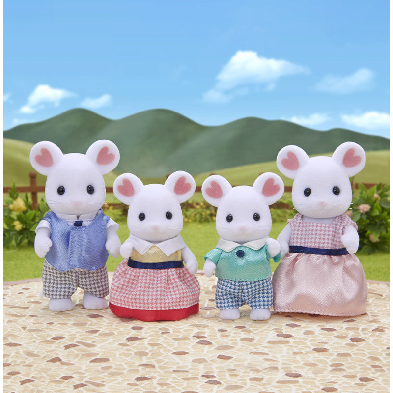 La famille Souris Marshmallow
