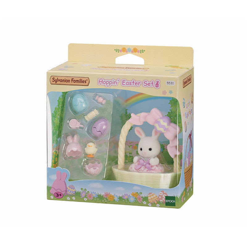 Le coffret de Pâques et bébé Lapin Blanc