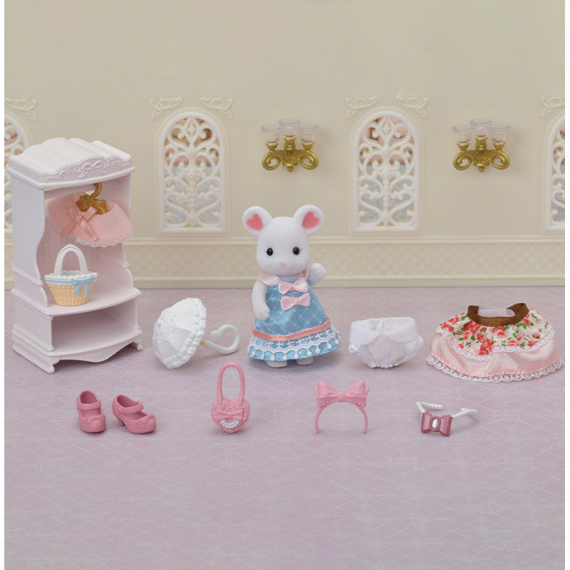 La valisette de mode et grande sœur Souris Marshmallow