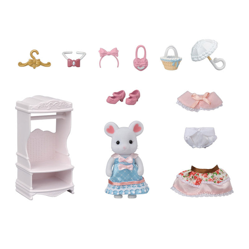 La valisette de mode et grande sœur Souris Marshmallow