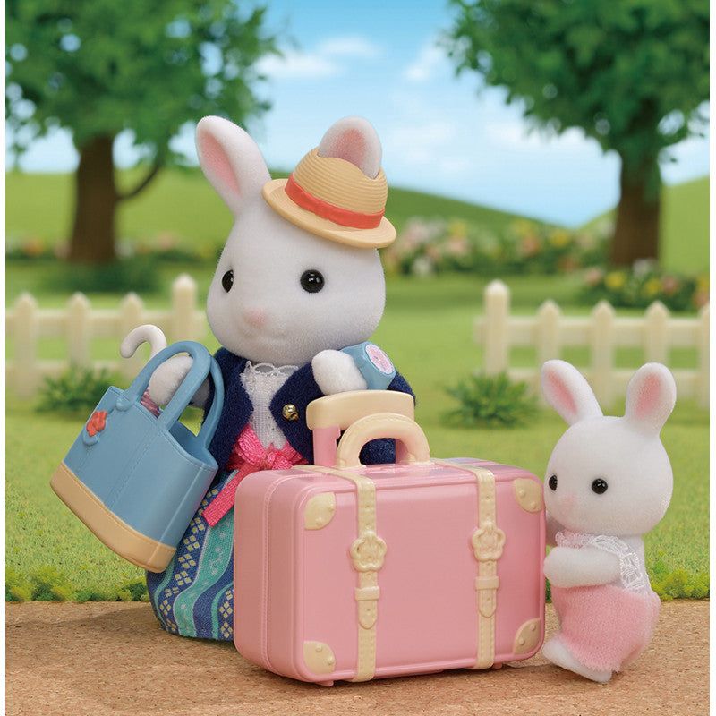 La maman Lapin Neige et sa valise de weekend