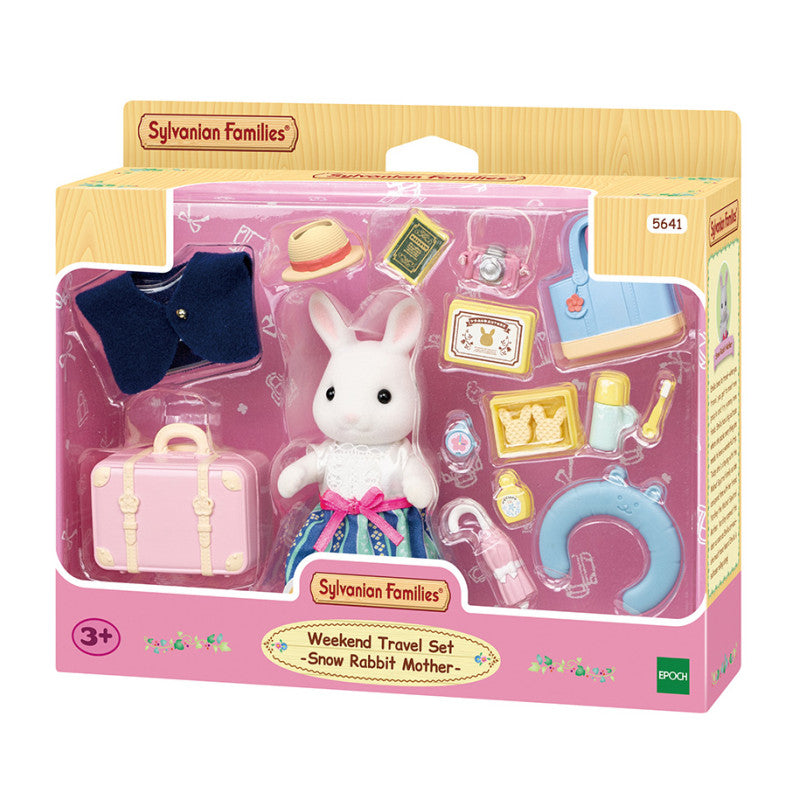La maman Lapin Neige et sa valise de weekend