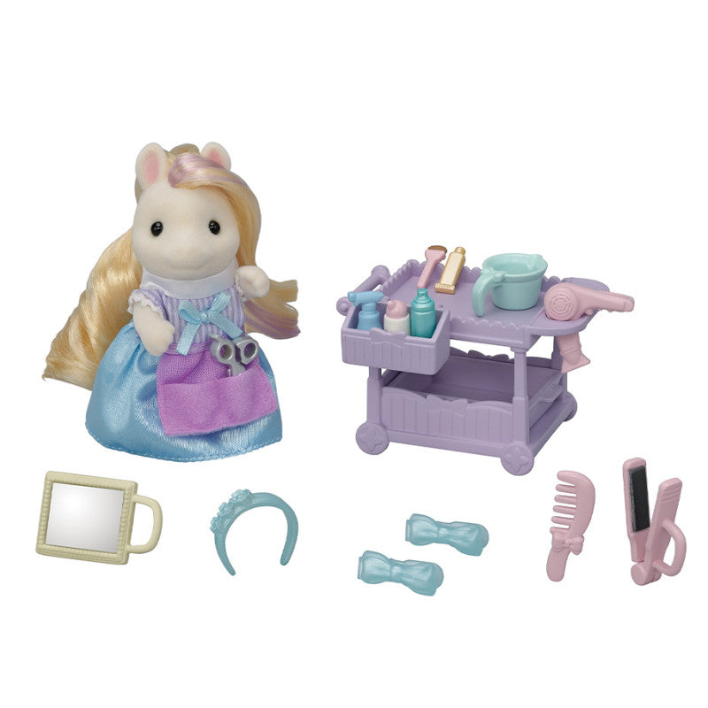 La maman Poney et son kit de coiffure