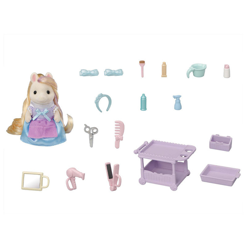 La maman Poney et son kit de coiffure