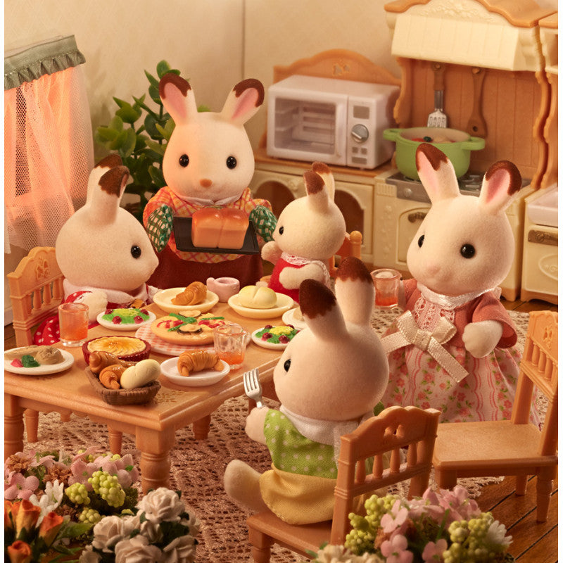 La famille Lapin Chocolat